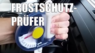 Frostschutzprüfer Gefo Glycomat 1100 im Live Test  83metoo [upl. by Luz]