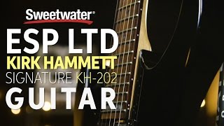 ESP LTD Kirk Hammett Signature KH202 Guitar Review [upl. by Rauch5]