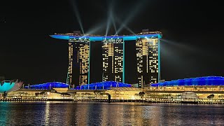 Singapore Marina Bay  Getting Ready for New Years Eve Fireworks Celebration  Countdown 2024 [upl. by Nnyleitak]