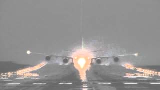 Iberia Airbus A340600 Wet Take Off MROC Rway 07 Costa Rica [upl. by Aneeres]