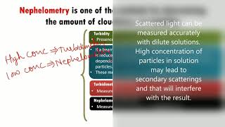 Nephelometry and Turbidimetry difference [upl. by Calan]