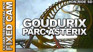 Goudurix  Parc Asterix  OnRide ECAM [upl. by Mcferren]