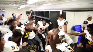 NCAT FOOTBALL LOCKER ROOM AFTER DEFEATING THE ECU PIRATES [upl. by Hsakaa]