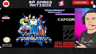 SUPER NITENDO CAPTAIN COMMANDO GAME PLEY COM DIFICUDADES DO JODO APENAS UM GOLPE [upl. by Odravde617]