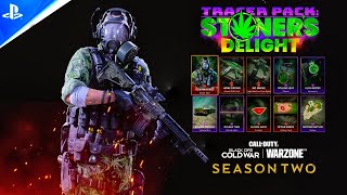 TRACER PACK STONERS DELIGHT KUSHWACKED STONE SKIN  BLACK OPS COLD WAR SEASON 2 RELOADED [upl. by Morril]