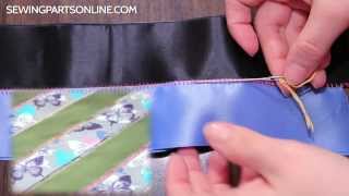 Serger 101 How to Create a Decorative Ladder Stitch [upl. by Adnuhsat368]