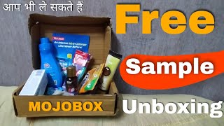 100 Free product Unboxing  free sample unboxing  Mojobox unboxing [upl. by Valonia]