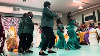 Congolese ￼Wedding exit dance wiz boy OfuasiaSalambala feat Phyno Winnipeg MB [upl. by Idden590]