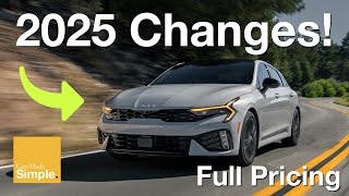 2025 Kia K5 Full Change List and Pricing  No More 16T Engine More Expensive [upl. by Joanne]