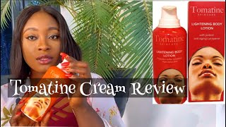 My Honest Review of Tomatine Lightening Body Lotion anti aging [upl. by Hennie]