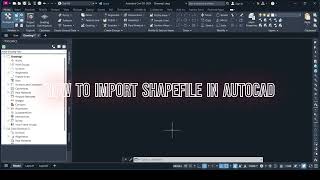 How to Import Shapefile in Autocad without using GIS software ArGIS or QGIS [upl. by Anitsirhcairam]