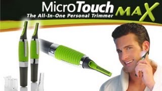 Micro afeitadora Touch Max depiladora portatil para hombre rasurador fino con Luz [upl. by Kenward]