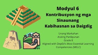 Araling Panlipunan Module 6 Kontribusyon ng mga Sinaunang Kabihasnan sa Daigdig [upl. by Eilah]