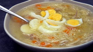 Con esta SOPA DE POLLO te encontrarás MUCHO mejor  Receta Fácil [upl. by Nale]