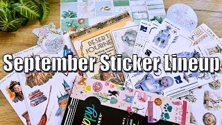 September Sticker Lineup [upl. by Ydassac]