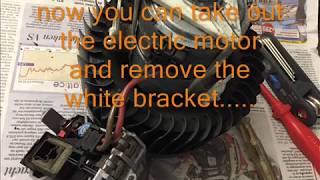 mercedes w203 heater blower motor repair DIY brush replacement [upl. by Aehta]