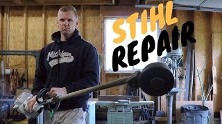 Fixing a Stihl trimmer from bogging down [upl. by Nappy]