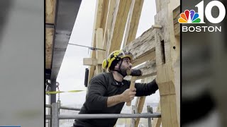 2 New Englanders help rebuild Notre Dame Cathedral [upl. by Ennadroj]