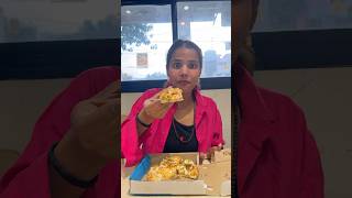 Eating Street Pizza In Dominos 😱 Eating Street Food In Dominos Food Challenge shorts ashortaday [upl. by Ppik254]