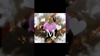 Comment your letter M letter love status short ♥️🌹🌷😘 love letterlove nameart loveletter datewit [upl. by Lahcear]