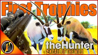 Its Working  Our First Trophies of the Gemsbok Grind  theHunter Call of the Wild [upl. by Ycrad]