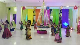 Dandiya  Odhni song  cute dandiya performance by Aaira kids [upl. by Lorna]