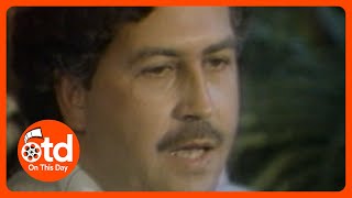 Colombian Drug Lord Pablo Escobar Killed [upl. by Ginnie]