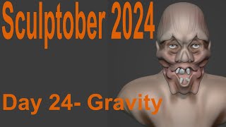 Sculptober 2024 Day 24 Gravity [upl. by Ennaecarg]