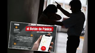 Feminicidios en el Perú ¿Cómo funciona el botón de pánico [upl. by Landau984]