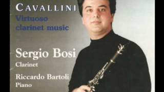 E Cavallini Canto Greco  Sergio Bosi clarinet [upl. by Lillian]