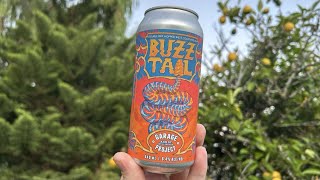 BUZZ TAIL  DDH West Coast Rye IPA  Garage Project Wellington New Zealand  Live Beer Review [upl. by Anauqahs]