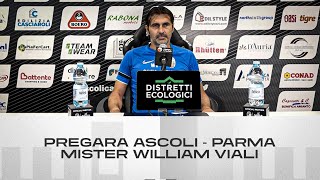 Mister William Viali  Pregara AscoliParma  Ascoli Calcio [upl. by Ennazzus]