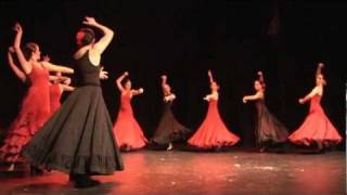 Apresentação de Dança  Flamenco Sevillanas  Academia Carla Lazazzera [upl. by Sharity]