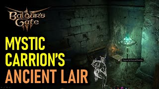 Find amp Explore Mystic Carrions Ancient Lair  Baldurs Gate 3 BG3 [upl. by Thebazile]