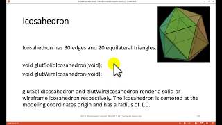 Opengl Tutorial for Beginners for 3D images icosahedron [upl. by Llenart279]