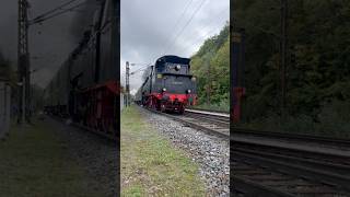 95 10272 Bergkönigin Einfahrt Bhf Michaelstein trainspotter trainspotting dampflok steam br95 [upl. by Mccarty]