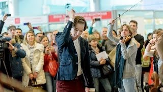 Пермский Моцарт в Шереметьево  Perm Mozart at the airport [upl. by Lehrer]