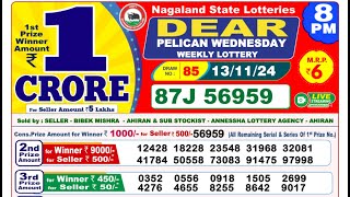 🔴Lottery Sambad Today 0800pm 131124 Night Dear Lottery Result Pdf Download [upl. by Remington695]