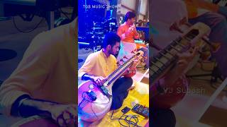 Srivalli song  TGS MUSIC SHOW  Flute Karpagam  Veenai Sree Charan  Instrumental  vjsubash [upl. by Paehpos]