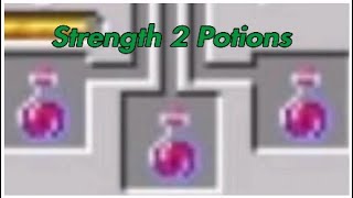 how to make strength 2 potions in minecraft tutorial [upl. by Carolynne]