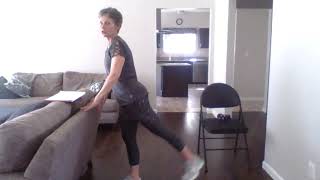 Silver Sneakers Stability Class 50 minutes balance posture and core exercises Mar 25 2020 [upl. by Imarej]