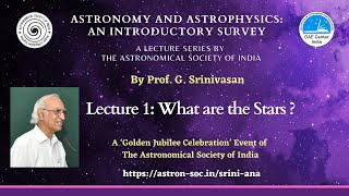 Lecture 1 What are the Stars [upl. by Swann]