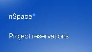 How to file a project reservation [upl. by Aisats688]