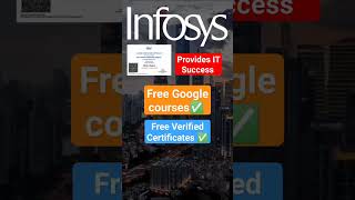 Infosys Springboard FREE Google Certified Courses rojgarhunt rojgar infosys skills career [upl. by Ecneralc]