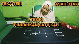 tes iq pindahkan satu stick agar supayasoal jadi betul bukansulap [upl. by Allebram239]