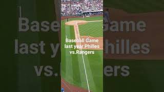 Phillies vs Rangers baseball Texas Rangers Pholadelphia Phillies [upl. by Ttegdirb]