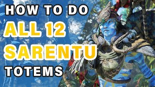 How to Find and Solve ALL 12 Sarentu Totem Locations ► Avatar Frontiers of Pandora [upl. by Leinoto]