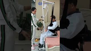 Patient Lift and Transfer Chair an ideal lifting device or equipment for bedridden patients [upl. by Auoz]