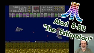 Atari 8Bit Game Play The Extirpator [upl. by Clough]