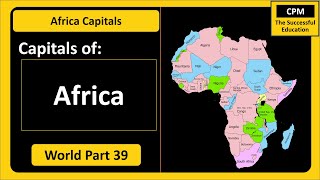 39Countries and Capitals of Africa Complete The Ultimate Guide to Africas Countries and Capitals [upl. by Blake]